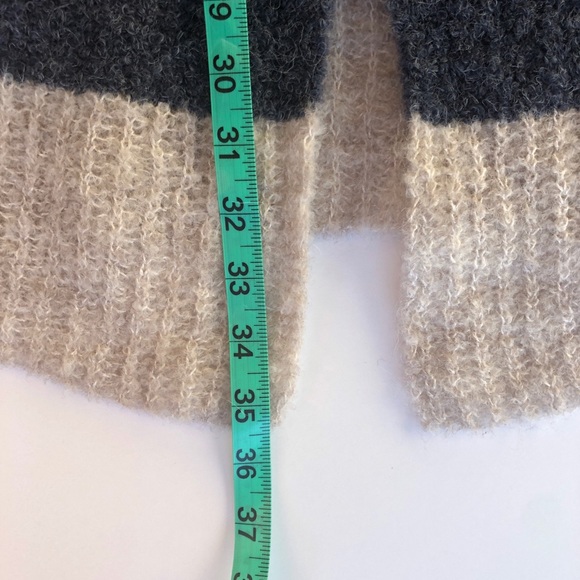 Anthro Pepin Color-block Open Front Cardigan - Picture 5 of 5